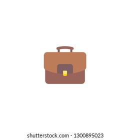 briefcase cartoon icon