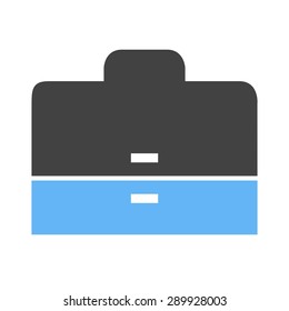 Briefcase, case, business icon vector image. Can also be used for business, finance and accounts. Suitable for web apps, mobile apps and print media.