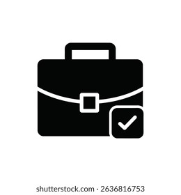 Briefcase with Checklist for Task Management and Business Success