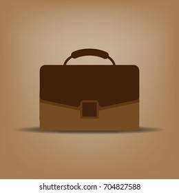 Briefcase color icon