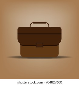 Briefcase color icon