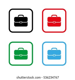 Briefcase -  color vector icon