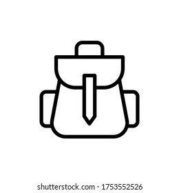 Briefcase concept line icon. Simple element illustration. Briefcase concept outline symbol design from Bag set. Can be used for web and mobile