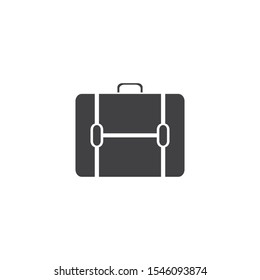Briefcase Design Icon Vector Template