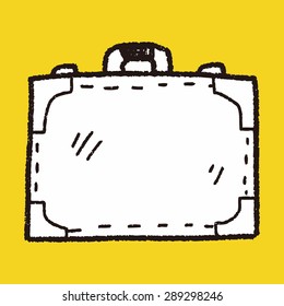 briefcase doodle drawing