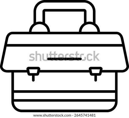 Briefcase Filled Style Icon Design