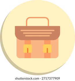 Ícone de Estilo de Círculo Plano do Porta-arquivos