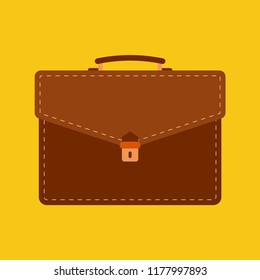 briefcase  flat icon. You can be used briefcase  icon for several purposes like: websites, UI, UX, print templates, promotional materials, info-graphics, web and mobile phone apps.