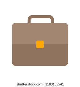 Briefcase  flat icon. You can be used briefcase  icon for several purposes like: websites, UI, UX, print templates, promotional materials, info-graphics, web and mobile phone apps.