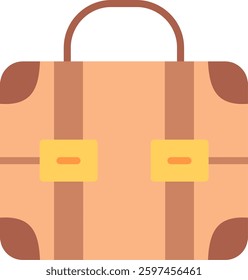 Briefcase Flat Illustration Vector Design