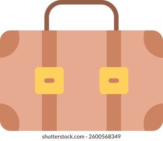 Briefcase Flat Illustration Vector Design