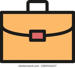 A briefcase is a flat, rectangular, portable case designed to carry documents, laptops, and other professional items. Typically made of leather or synthetic materials, it is used by business professio