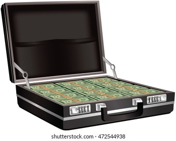 Briefcase full of cash.