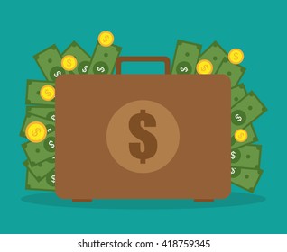 Briefcase full of money