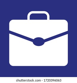 icono de glifo de maletín. Ilustración del vector EPS 10.