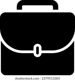 vector de ilustración de icono de glifo de maletín