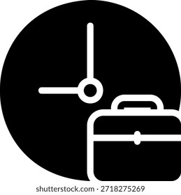 vetor de ilustração de ícone de glifo do porta-arquivos