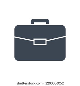 Briefcase Glyph Related Vector Icon