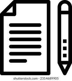 briefcase gold document line icons