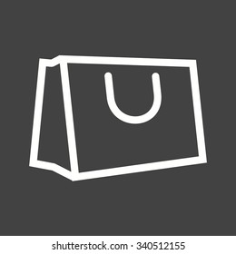 Briefcase, hand, business icon vector image. Can also be used for hotel and restaurant. Suitable for use on web apps, mobile apps and print media.