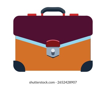Maleta com alça e fecho de viagem de bagagem