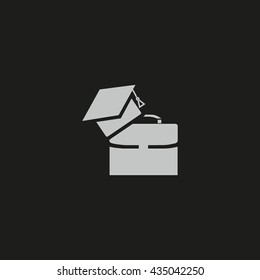 briefcase, icon