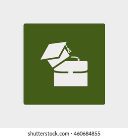 briefcase, icon