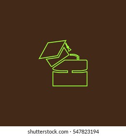 briefcase, icon