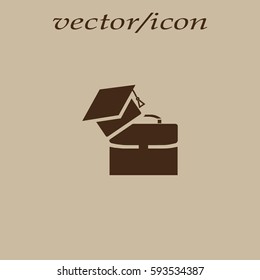 briefcase, icon