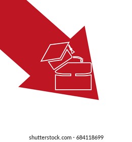 briefcase, icon