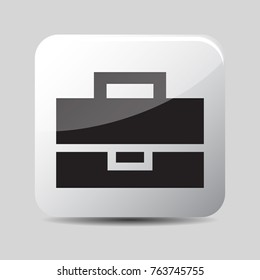 briefcase icon 3d, for Internet icon and application icon. Vector eps 10.