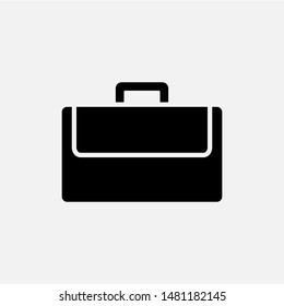 Briefcase Icon. Bag Vector, Sign and Symbol for Design, Presentation, Website or Apps Elements.