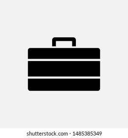 
Briefcase Icon. Bag Vector, Sign and Symbol for Design, Presentation, Website or Apps Elements.