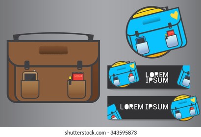 briefcase icon and banner