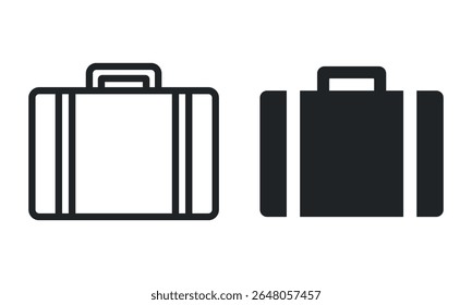 ícone Porta-arquivos. Ilustração de vetor preto.