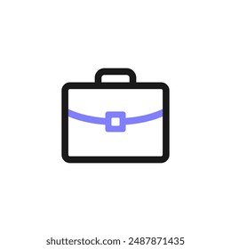 Briefcase icon. Business bag icon