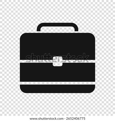 Briefcase Icon Business Bag Vector.