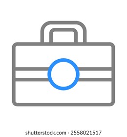 Briefcase icon, business and finance concept. Simple outline vector illustration.