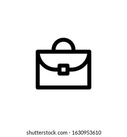Briefcase Icon. Business Icon Set Vector Logo Symbol.
