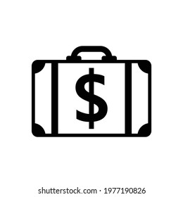 briefcase icon business vector sign