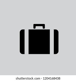 Briefcase icon. Businessman case or diplomat sign.