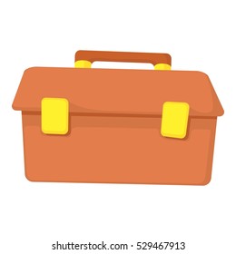 Briefcase icon. Cartoon illustration of briefcase vector icon for web