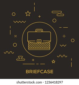 Briefcase Icon Concept