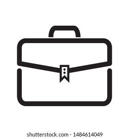 Briefcase icon design. Briefcase icon in trendy flat style design. Vector illustration.