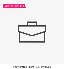 Briefcase Icon Design, Vector EPS10