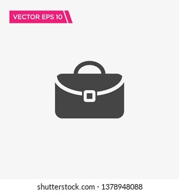 Briefcase Icon Design, Vector EPS10