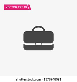 Briefcase Icon Design, Vector EPS10