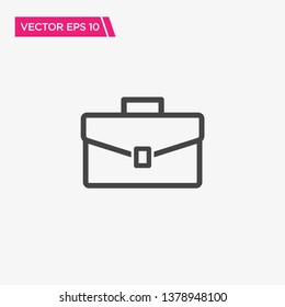 Briefcase Icon Design, Vector EPS10