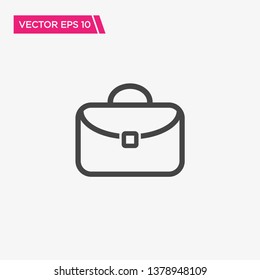 Briefcase Icon Design, Vector EPS10