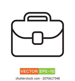 Briefcase icon design vector Idea for print and web use